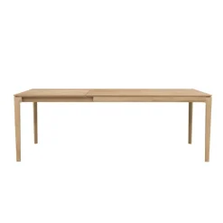 Table à rallonge Bok en chêne - L 140/220 cm