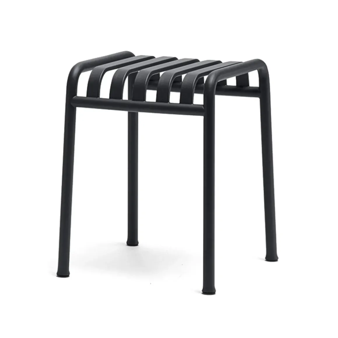 Tabouret Palissade en acier poudré - Anthracite