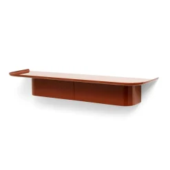 Étagère murale Korpus - l 90 x p 25 x h 14 cm - Rouge brique