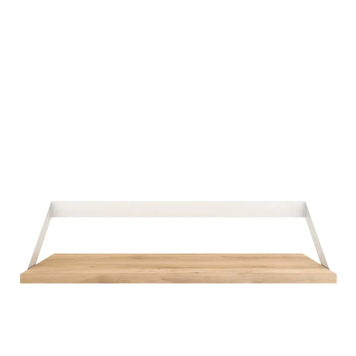Étagère Ribbon en chêne et métal blanc - L 70 cm