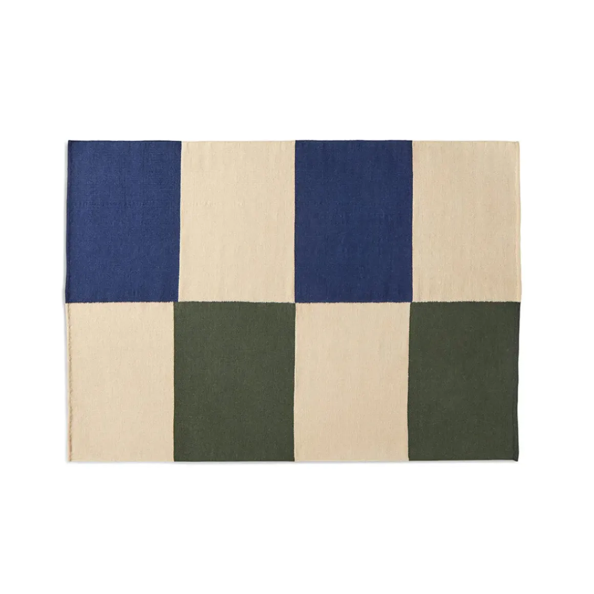 Tapis Ethan Cook Flat Works - 170 x 240 cm - Carreaux Vert Pêche