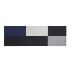 Tapis Ethan Cook Flat Works - 80 x 250 cm - Noir Bleu