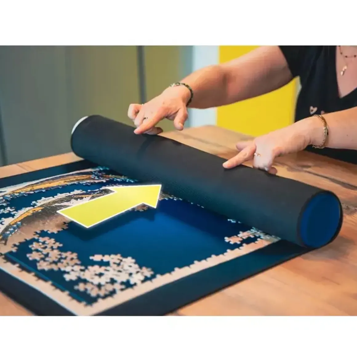 Tapis pour Puzzle 1000 pièces - Néoprène - 90 cm