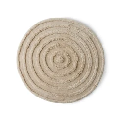 Tapis rond - Crème