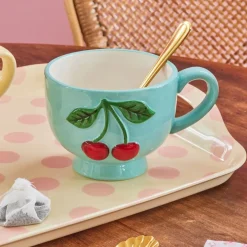Tasse Cerises en relief - 250 ml