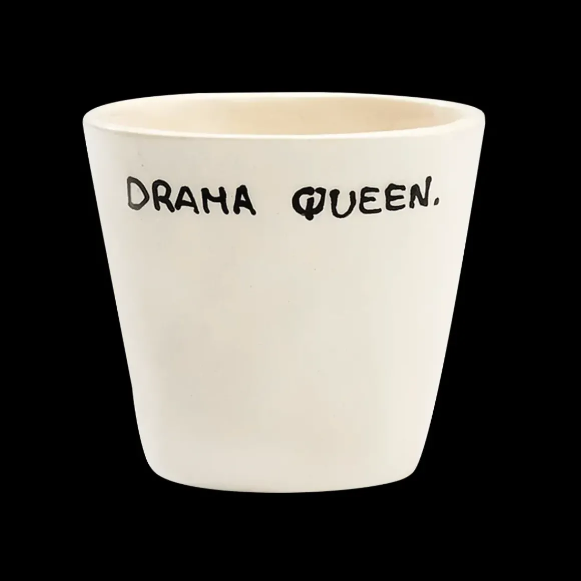 Tasse Expresso Drama Queen - Blanc