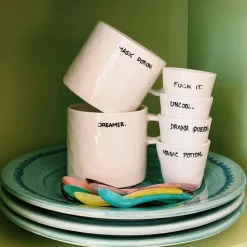 Tasse Expresso Drama Queen - Blanc