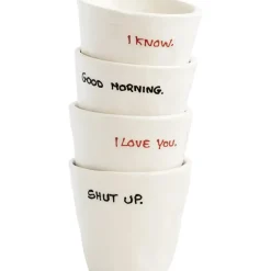 Tasse à expresso I Love You - Blanc