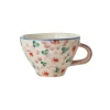 Tasse à fleurs roses en céramique