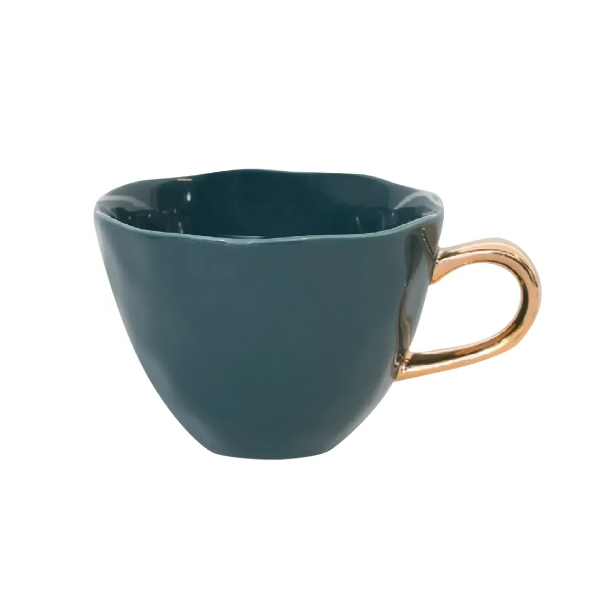 Tasse Good Morning en porcelaine - Bleu Vert