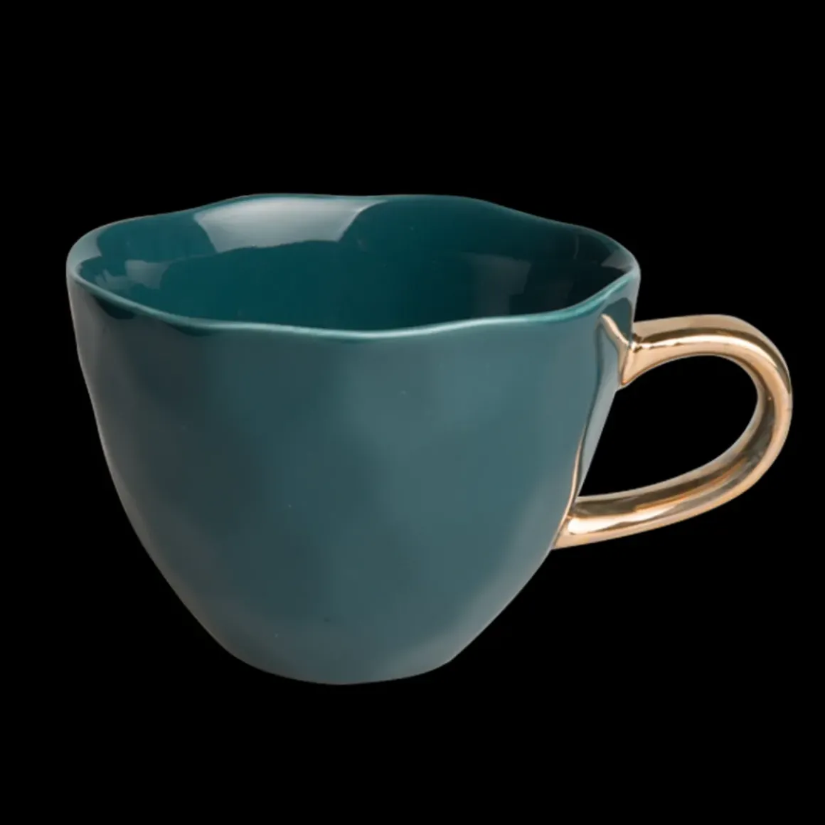 Tasse Good Morning en porcelaine - Bleu Vert
