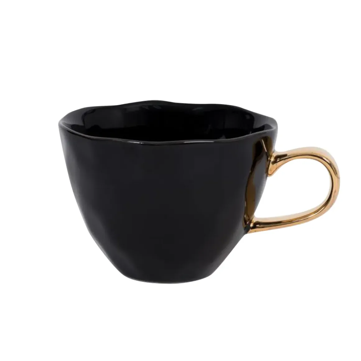 Tasse Good Morning en porcelaine - Noir