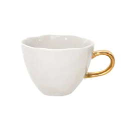 Tasse Good Morning en porcelaine - Gris blanc
