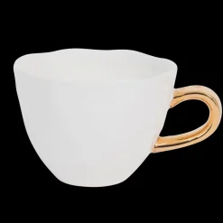 Tasse Good Morning en porcelaine - Gris blanc
