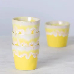 Tasse Grespresso en grès céramique - Jaune