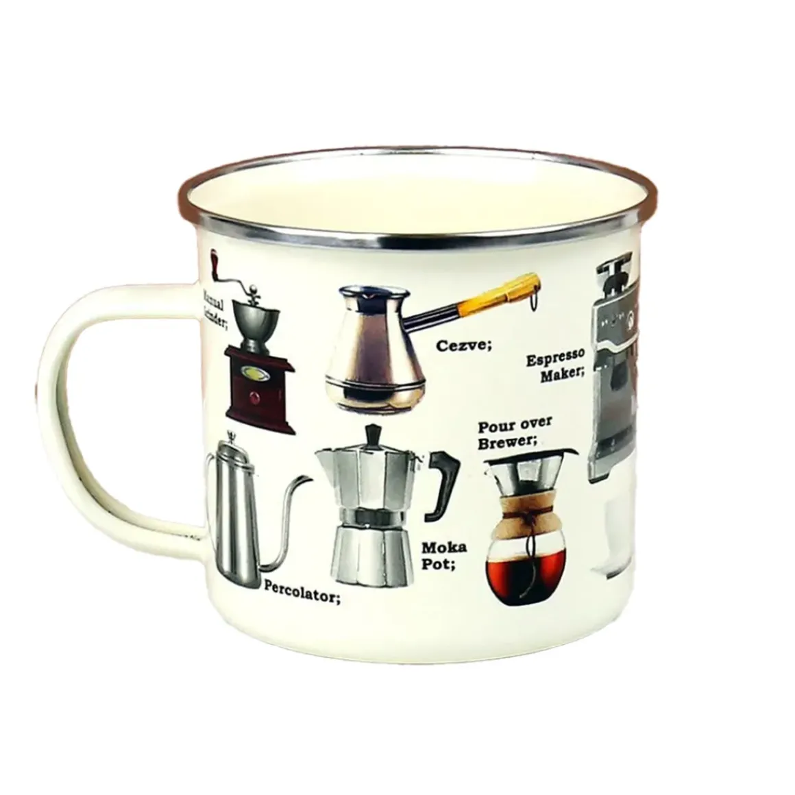 Tasse émail Café