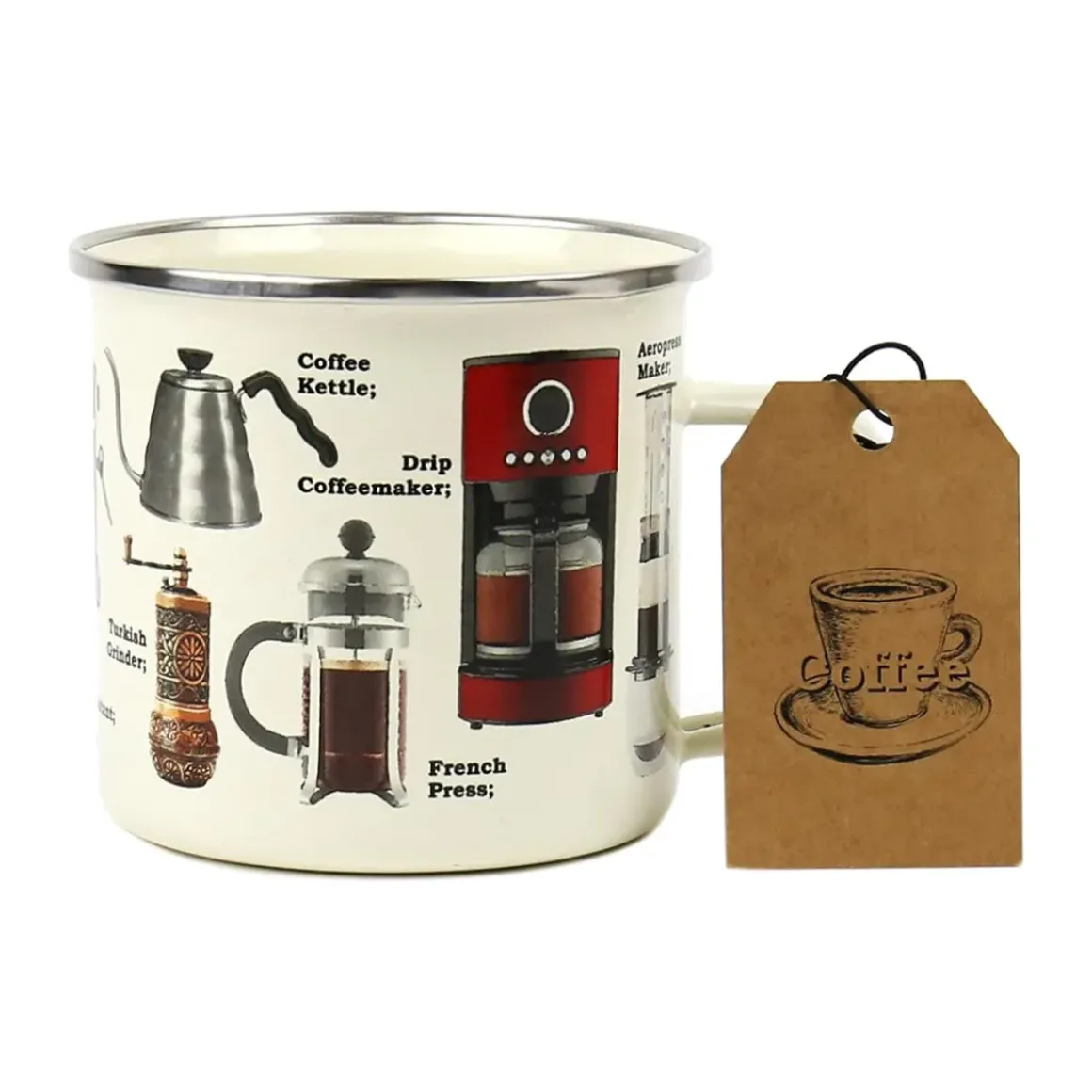 Tasse émail Café