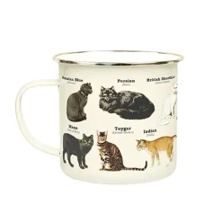 Tasse émail Chats