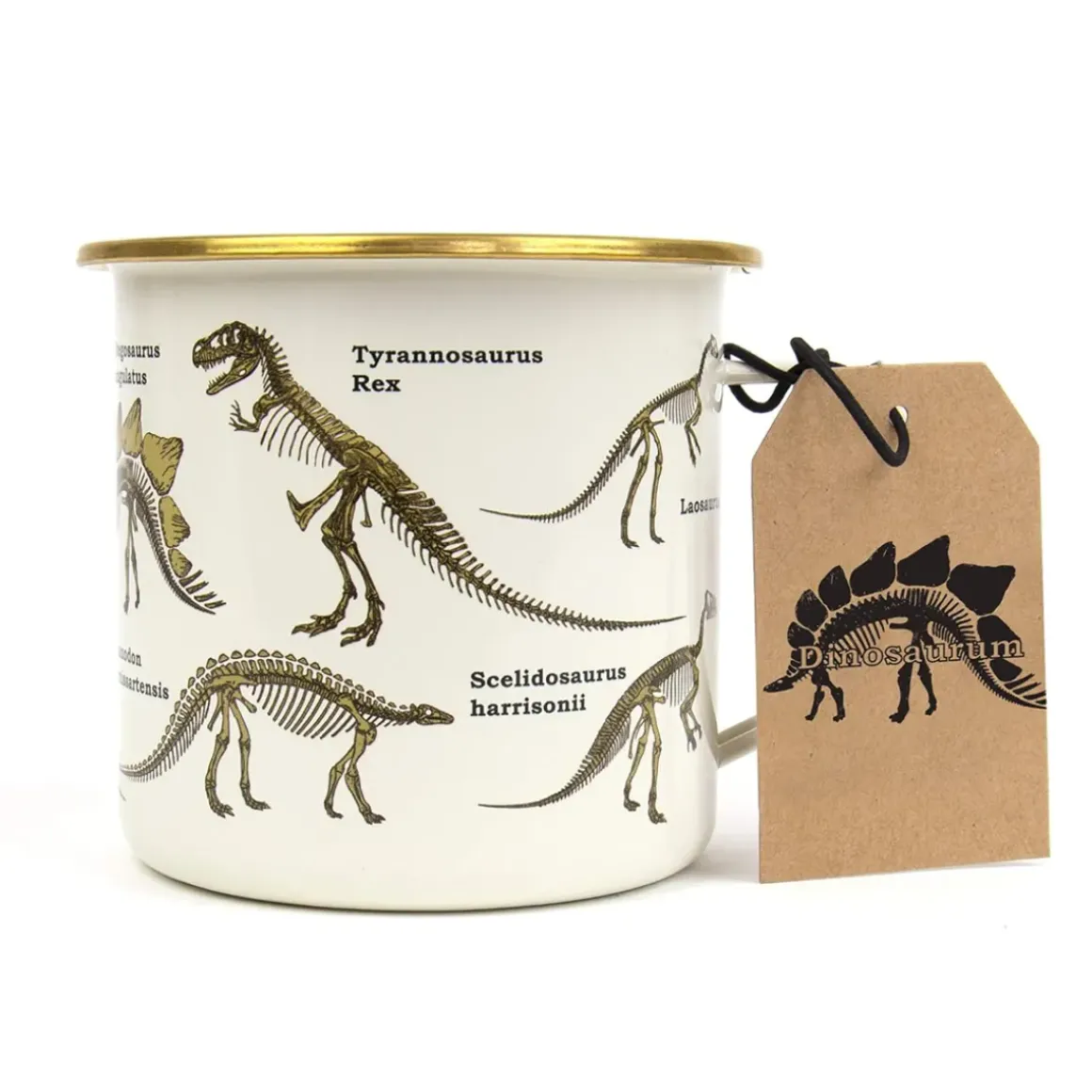 Tasse émail Dinosaures