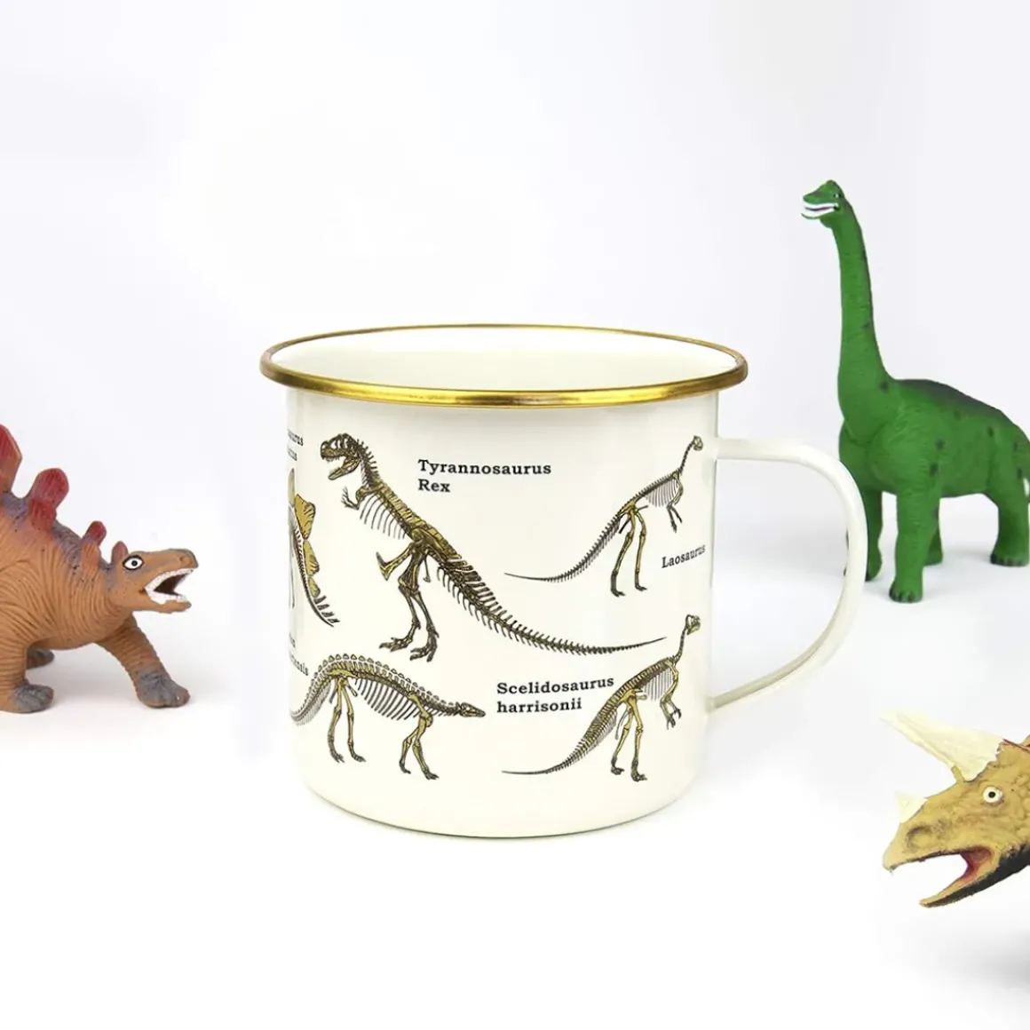 Tasse émail Dinosaures