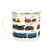 Tasse émail Trains