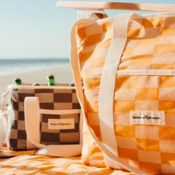 Tote bag Glacière - Vintage Doré Checker