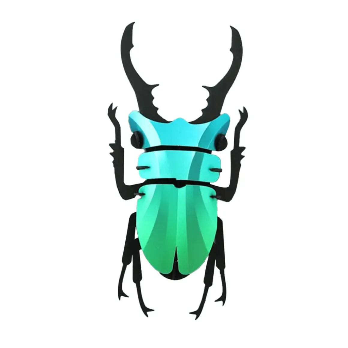 Trophee Origami Lucane Cerf Vert Caraïbes