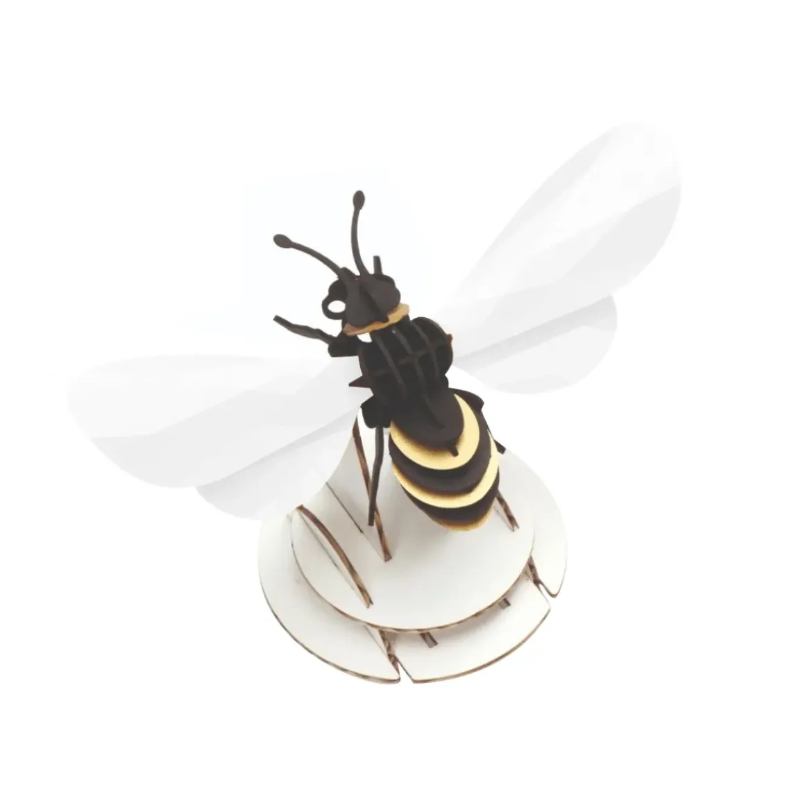 Trophée Origami Abeilles Ailes Transparentes