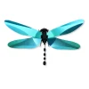 Trophée Origami Libellule Anisoptera - Vert caribéen brillant