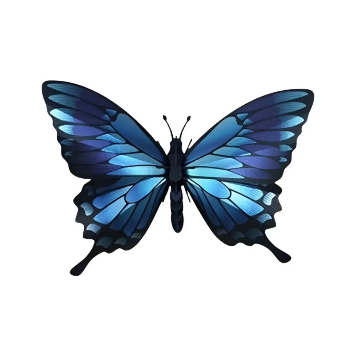 Trophée Origami Papilio Ulysses