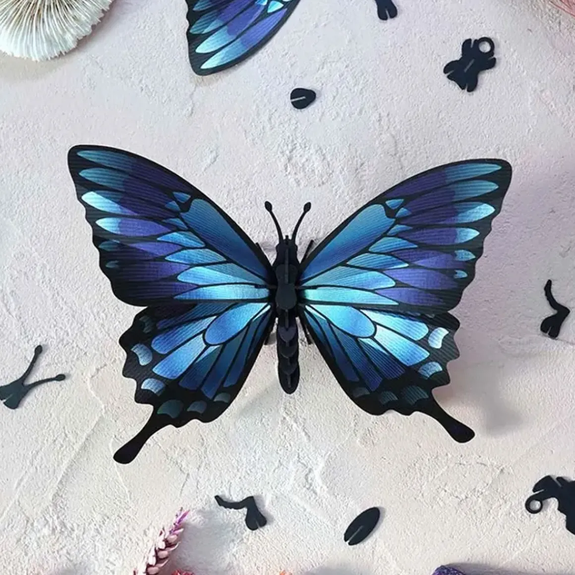 Trophée Origami Papilio Ulysses