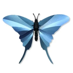 Trophée Origami Papillon Swordtail - Bleu Azur