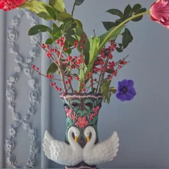 Vase Cygne en céramique