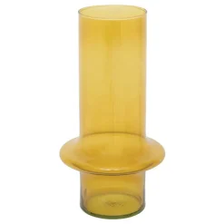 Vase en verre recyclé - Jaune