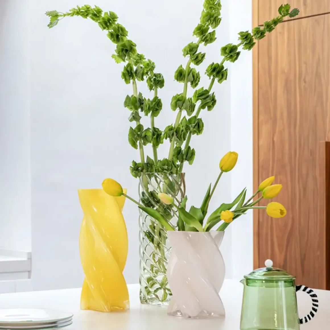 Vase Marshmallow Opaque - Jaune