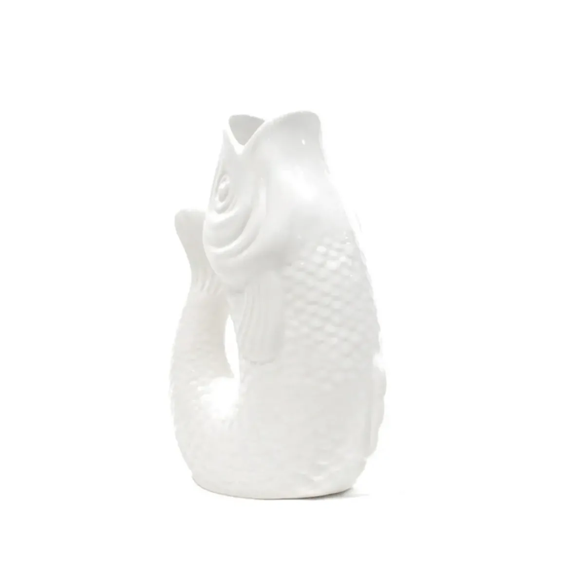 Vase Monsieur Carafon Poisson - Blanc