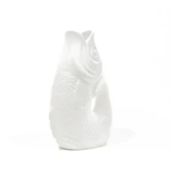 Vase Monsieur Carafon Poisson - Blanc