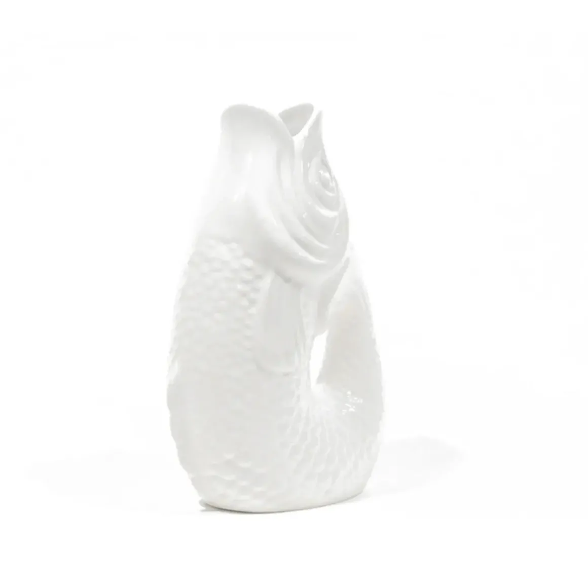 Vase Monsieur Carafon Poisson - Blanc