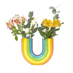 Vase Rainbow Double en céramique