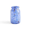 Vase Splash Roll Neck - Ø 14,5 x h 22,5 cm - Bleu