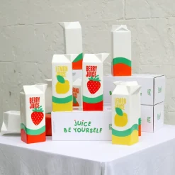 Vase Strawberry Juice
