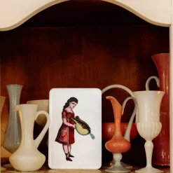 Vide-poche rectangulaire Giselle en fer - 14 × 21,5 cm