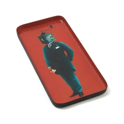 Vide-poche rectangulaire Moulinos en fer - 12,5 × 28 cm